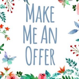 Like an item but not the price? Make me an offer!!